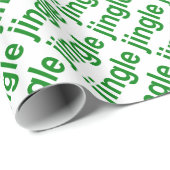 Jingle Green Geschenkpapier (Rolleneckpunkt)