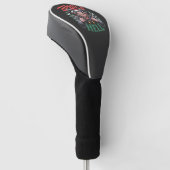 Jingle Hell Christmas Krampus Evil Xmas Golf Headcover (angewinkelt)