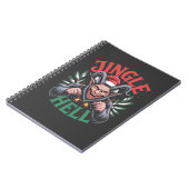 Jingle Hell Christmas Krampus Evil Xmas Notizblock (Linke Seite)