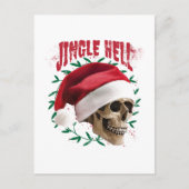 Jingle Hell Skull Postkarte (Vorderseite)