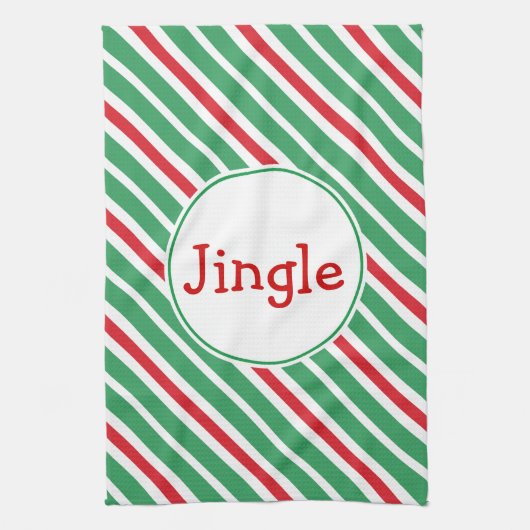 Jingle Holiday Kitchtuch Küchentuch (Vertikal)