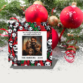 Jingle Jack O'Lantern Family Foto Feiertagskarte