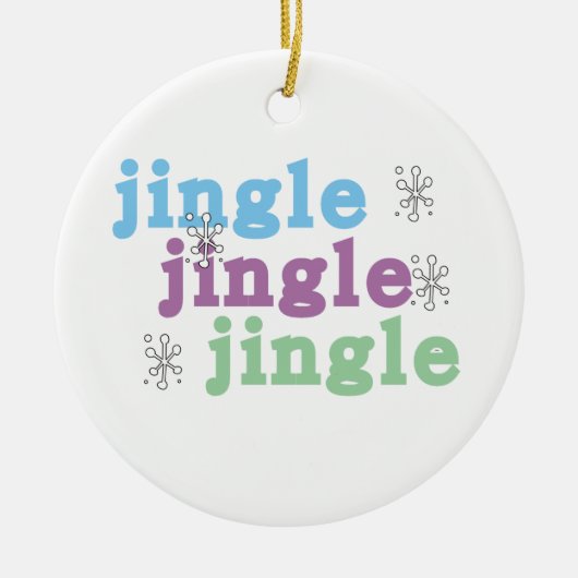 Jingle Jingle Jingle Keepake Ornament (Vorne)