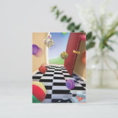 Jingle Jingle Little Gnome Bouncy Ball Postcard Postkarte (Stehend Vorderseite)