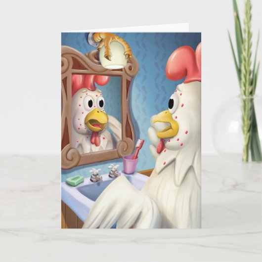 Jingle Jingle Little Gnome Chickenpox Card Karte (Vorderseite)