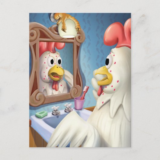 Jingle Jingle Little Gnome Chickenpox Postkarte (Vorderseite)