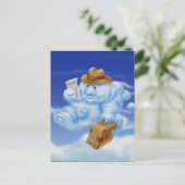 Jingle Jingle Little Gnome Cloud Postcard Postkarte (Stehend Vorderseite)