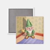 Jingle Jingle Little Gnome Ding-a-Ling Magnet (Vorderseite/Rückseite)