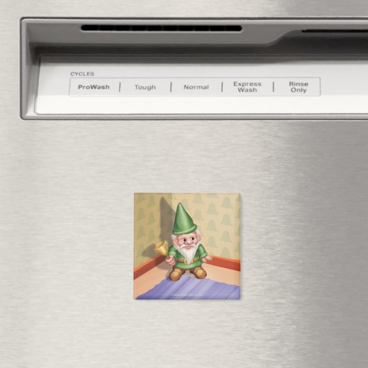 Jingle Jingle Little Gnome Ding-a-Ling Magnet (In Situ (Geschirrspüler))