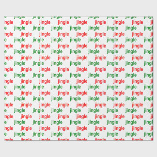 Jingle Jingle Red Green Geschenkpapier