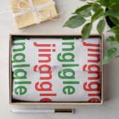 Jingle Jingle Red Green Seidenpapier (Geschenk)