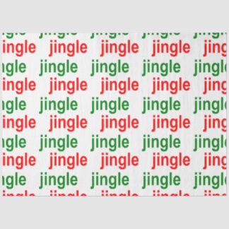 Jingle Jingle Red Green Seidenpapier