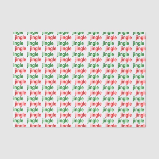 Jingle Jingle Seidenpapier (Vorderseite)