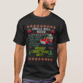 Jingle Joe Biden Xmas Carol Trump Ugly Christmas S T-Shirt (Vorderseite)