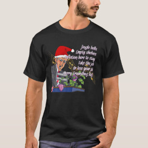 Jingle Joe Empty Shelves Biden Santa Anti Liberal T-Shirt