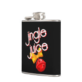 Jingle Juice Funny Black Christmas Flachmann (Links)