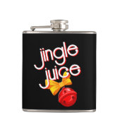 Jingle Juice Funny Black Christmas Flachmann (Vorderseite)