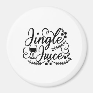 Jingle Juice Funny Christmas Beer Drink Magnet