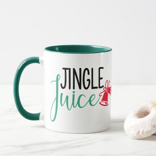 Jingle Juice | Funny Christmas Drinks Spaß Tasse (Mit Donut)