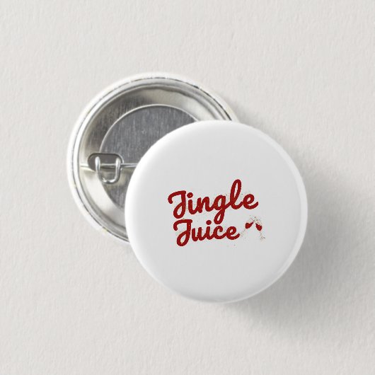Jingle Juice, Holiday Party Button (Vorne & Hinten)