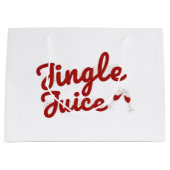 Jingle Juice, Holiday Party Große Geschenktüte (Vorderseite)