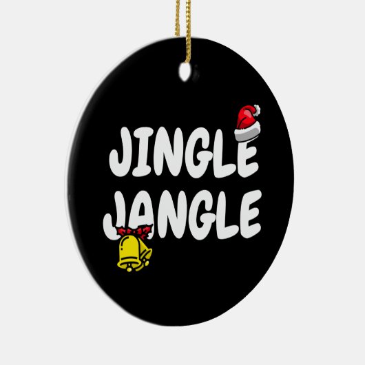 Jingle Keramik Ornament (Rechts)