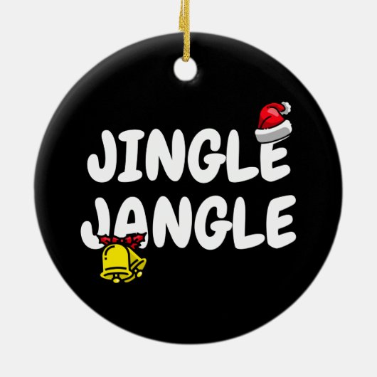 Jingle Keramik Ornament (Hinten)