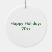 Jingle Keramik Ornament (Hinten)