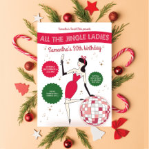 Jingle Ladys Night Out Diskothek Ball Retro Holida