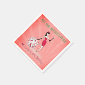 Jingle Ladys Night Out Retro Diskothek Ball Holida Serviette (Ecke)