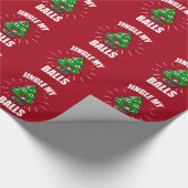 Jingle meine Bälle Geschenkpapier (Ecke)