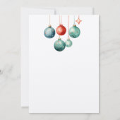 Jingle & Mingle Aquarell Weihnachtsgebäck Party Einladung (Rückseite)