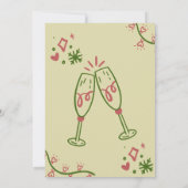 Jingle & Mingle Christmas  Holiday Party  Einladung (Rückseite)