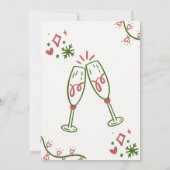 Jingle & Mingle Christmas Holiday Party Einladung (Rückseite)