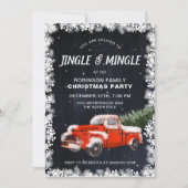 Jingle Mingle Christmas Party Einladung (Vorderseite)