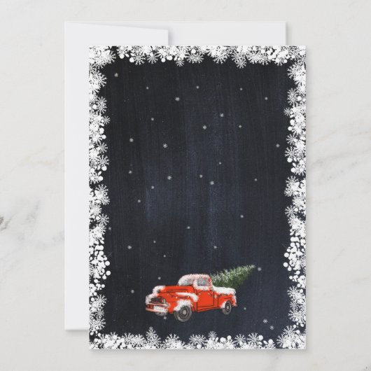 Jingle Mingle Christmas Party Einladung (Rückseite)