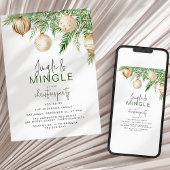 Jingle & Mingle Christmas Party Einladung