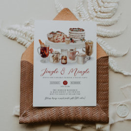 Jingle & Mingle Christmas Party Einladung