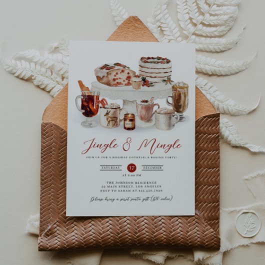 Jingle & Mingle Christmas Party Einladung