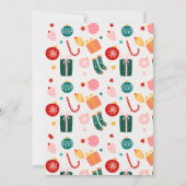 Jingle & Mingle Christmas Party Einladung (Rückseite)