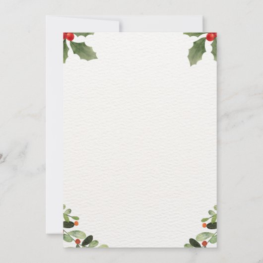 Jingle & Mingle Christmas Party Invite Einladung (Rückseite)