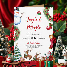 Jingle & Mingle Christmas Sweater Party Einladung