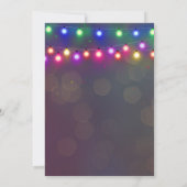 Jingle & Mingle Cocktail Weihnachtsfeier Einladung (Rückseite)