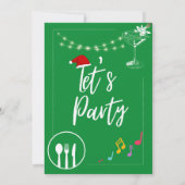 Jingle & Mingle: Eine festliche Weihnachtsparty Einladung (Rückseite)