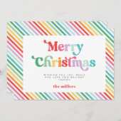 Jingle & Mingle Festivals Feiertagskarte (Vorne/Hinten)