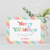 Jingle & Mingle Festivals Feiertagskarte (Stehend Vorderseite)