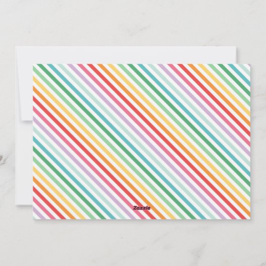 Jingle & Mingle Festivals Feiertagskarte (Rückseite)