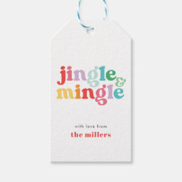 Jingle & Mingle Festivals Geschenkanhänger
