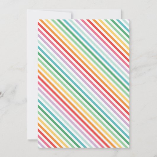 Jingle & Mingle Festivals Party Einladung (Rückseite)