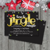 Jingle & Mingle Festivals Weihnachten Party Einlad